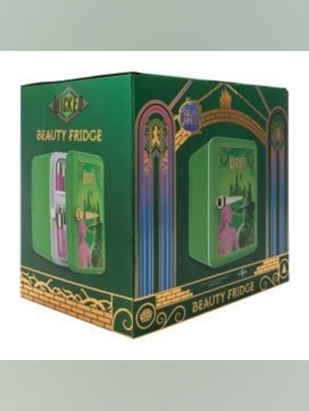 Wicked Beauty Fridge – Green with Pink Artwork